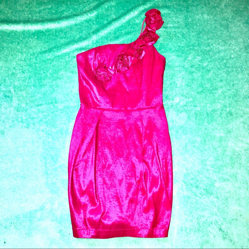 F21 One Shoulder Party Dress